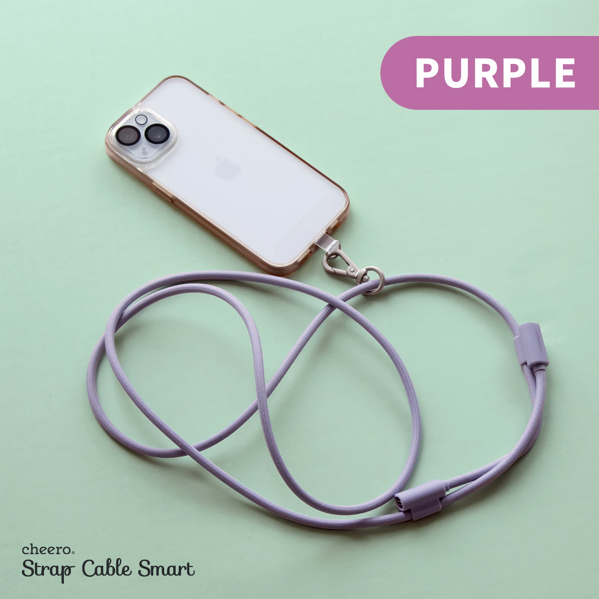 cheero USB-C to USB-C Strap Cable Smart