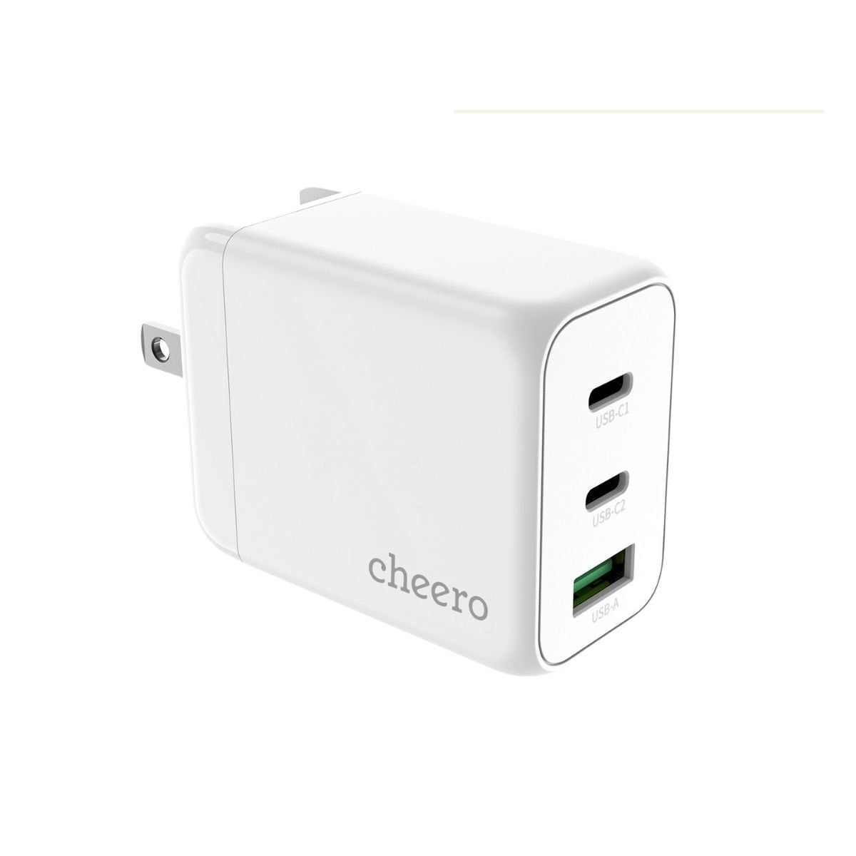 cheero 65W GaN 3 ports USB PD Charger