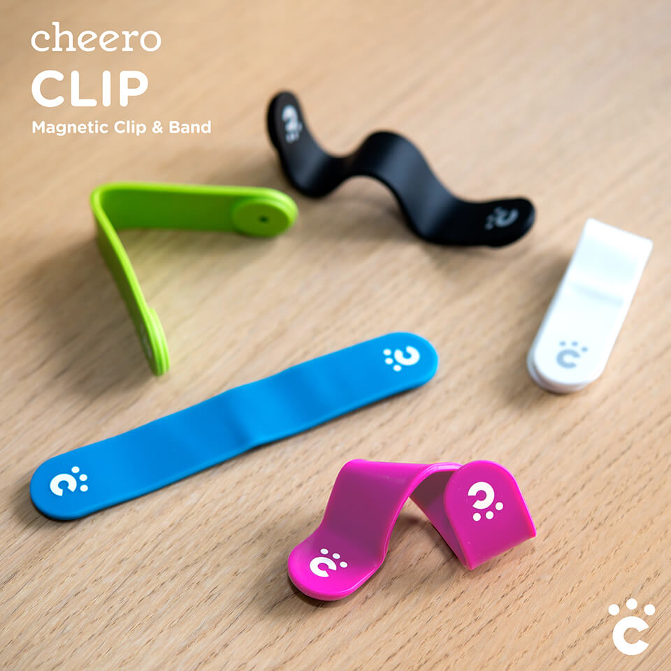 【販売終了】cheero CLIP 万能クリップ (5色セット) オリジナルカラー