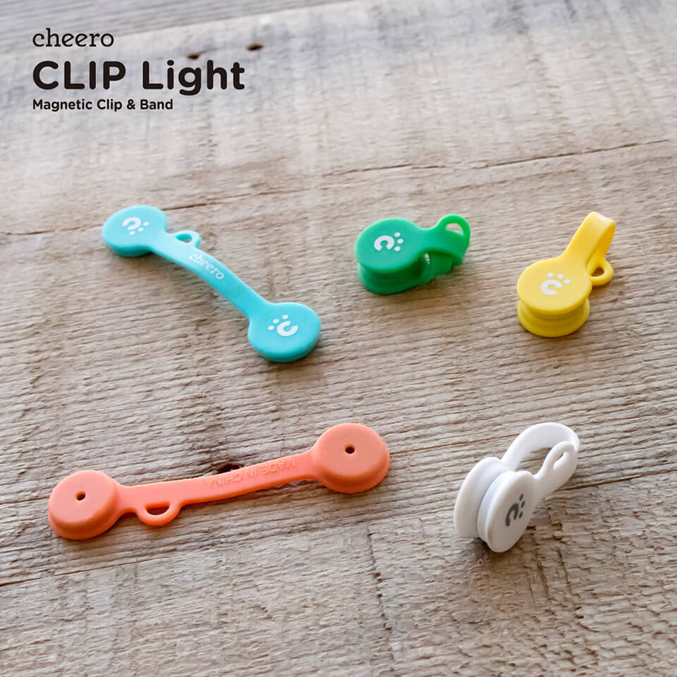 【販売終了】cheero CLIP Light (5色セット)