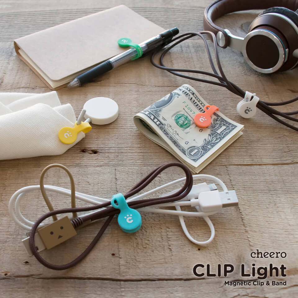 【販売終了】cheero CLIP Light (5色セット)