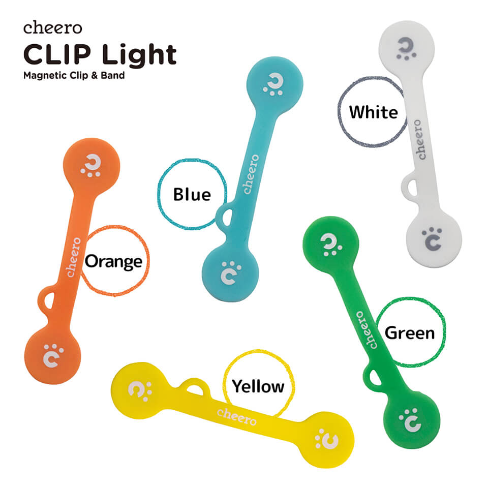 【販売終了】cheero CLIP Light (5色セット)